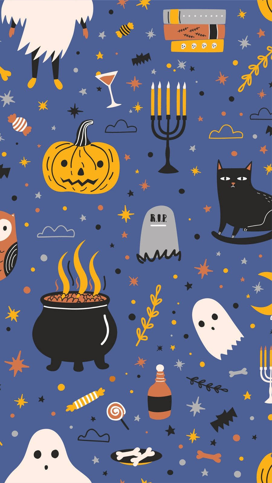 Cute Halloween Phone Wallpaper