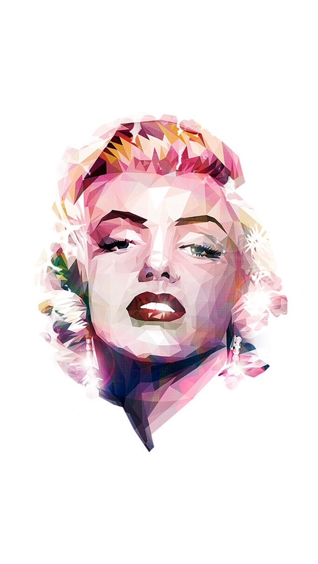 Marilyn Monroe Drawing Wallpaper iPhone