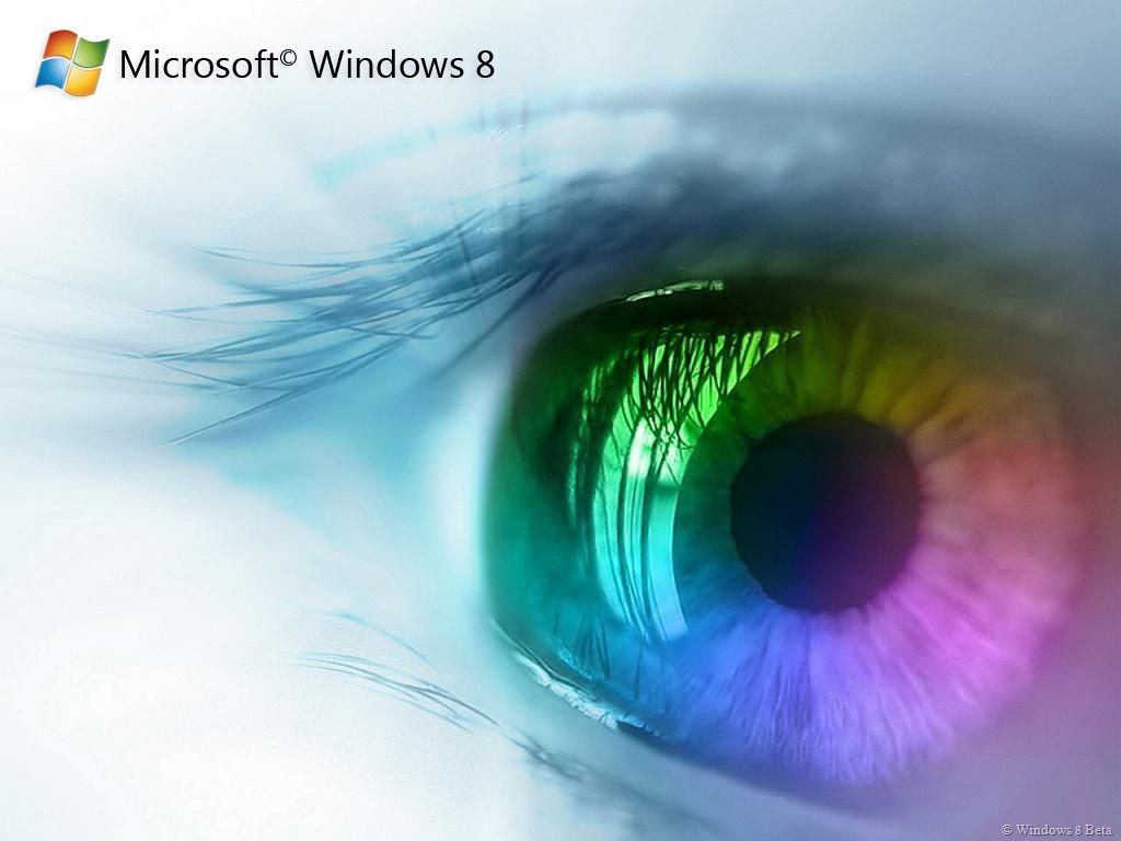 Windows 8 eye wallpaper