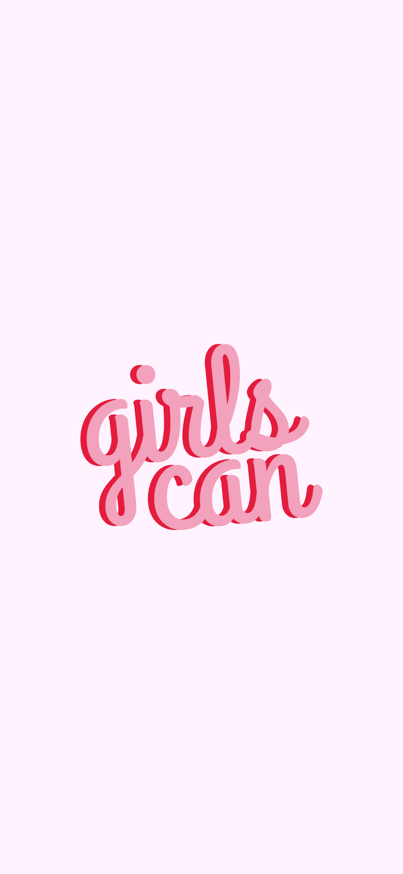 Girls Can Women Courage Quote White Version Sticker By Isabelle