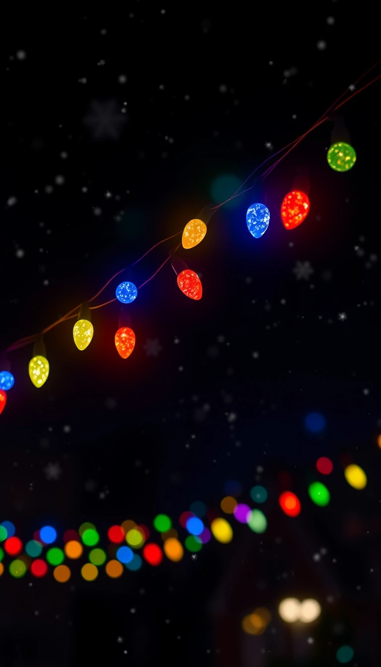 Christmas Lights Wallpaper For Computer