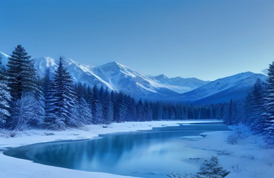Winter Mountain Wallpaper