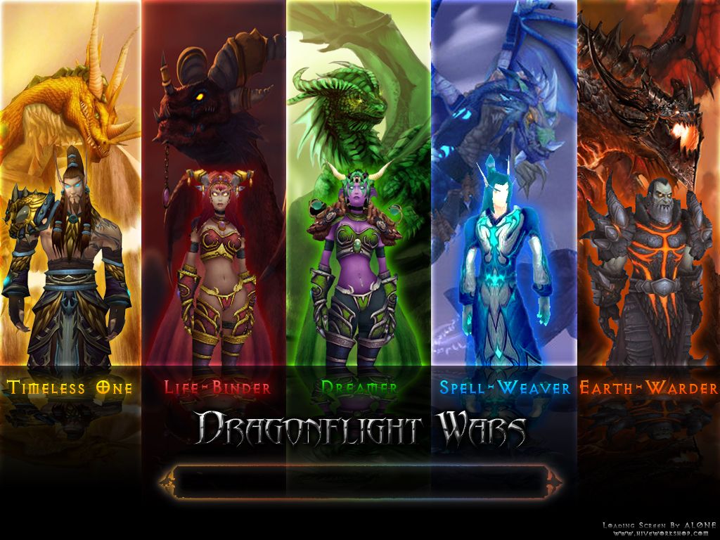 Nozdormu Alexstrasza Ysera Malygos And Neltharion Dragon
