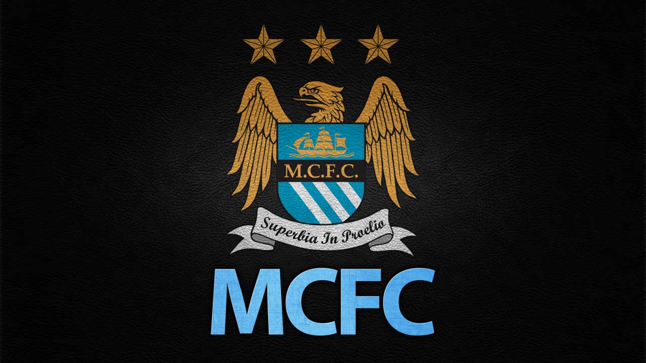 Manchester City logo wallpaper 1280x720