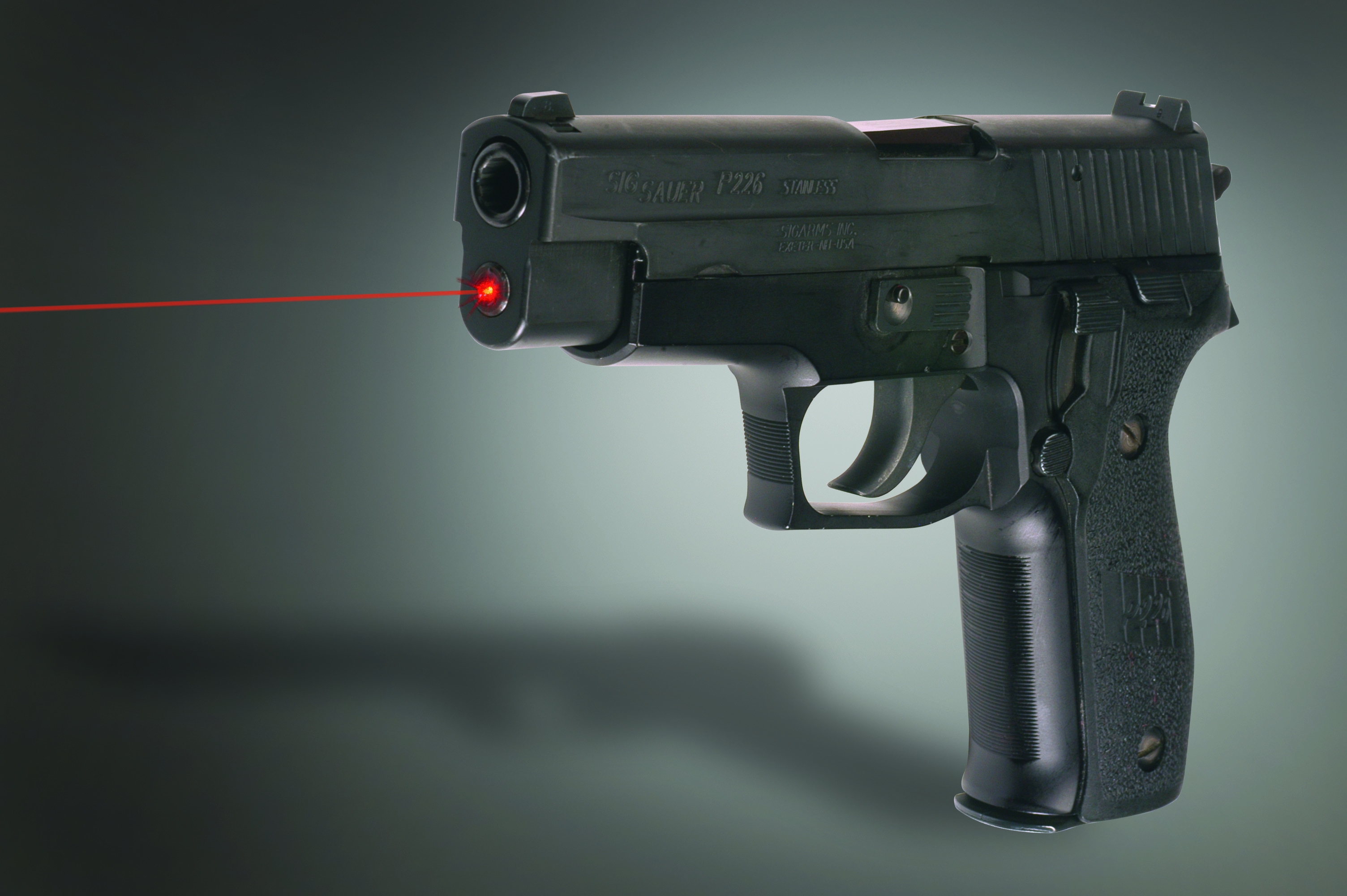 Sig Sauer P226 With Red Dot Sights Wallpaper