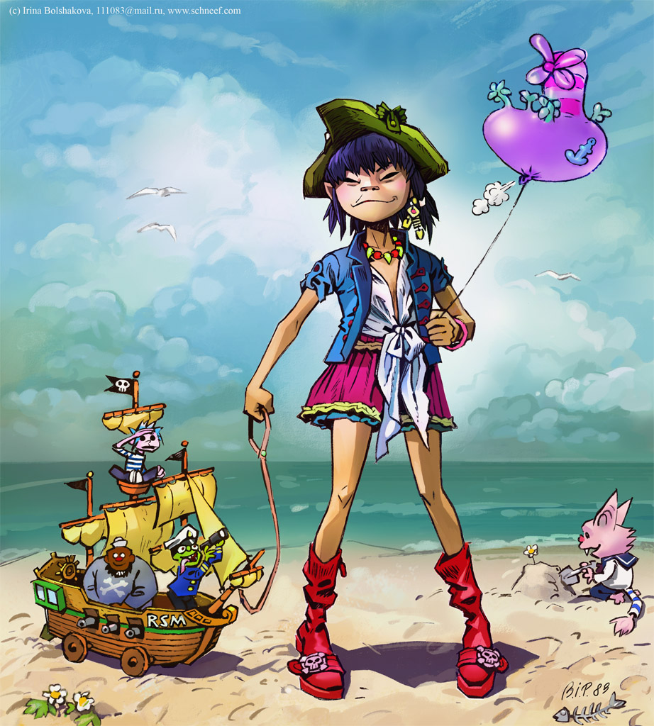 Gorillaz Image Noodle From Plastic Beach HD Wallpaper And