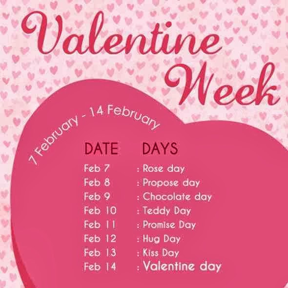 Valentine Love Week Dates Days Name Schedule