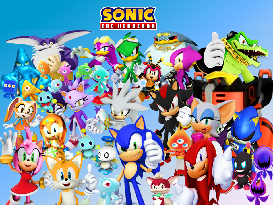 Sonic and Friends and Rivals Wallpaper by 9029561 on