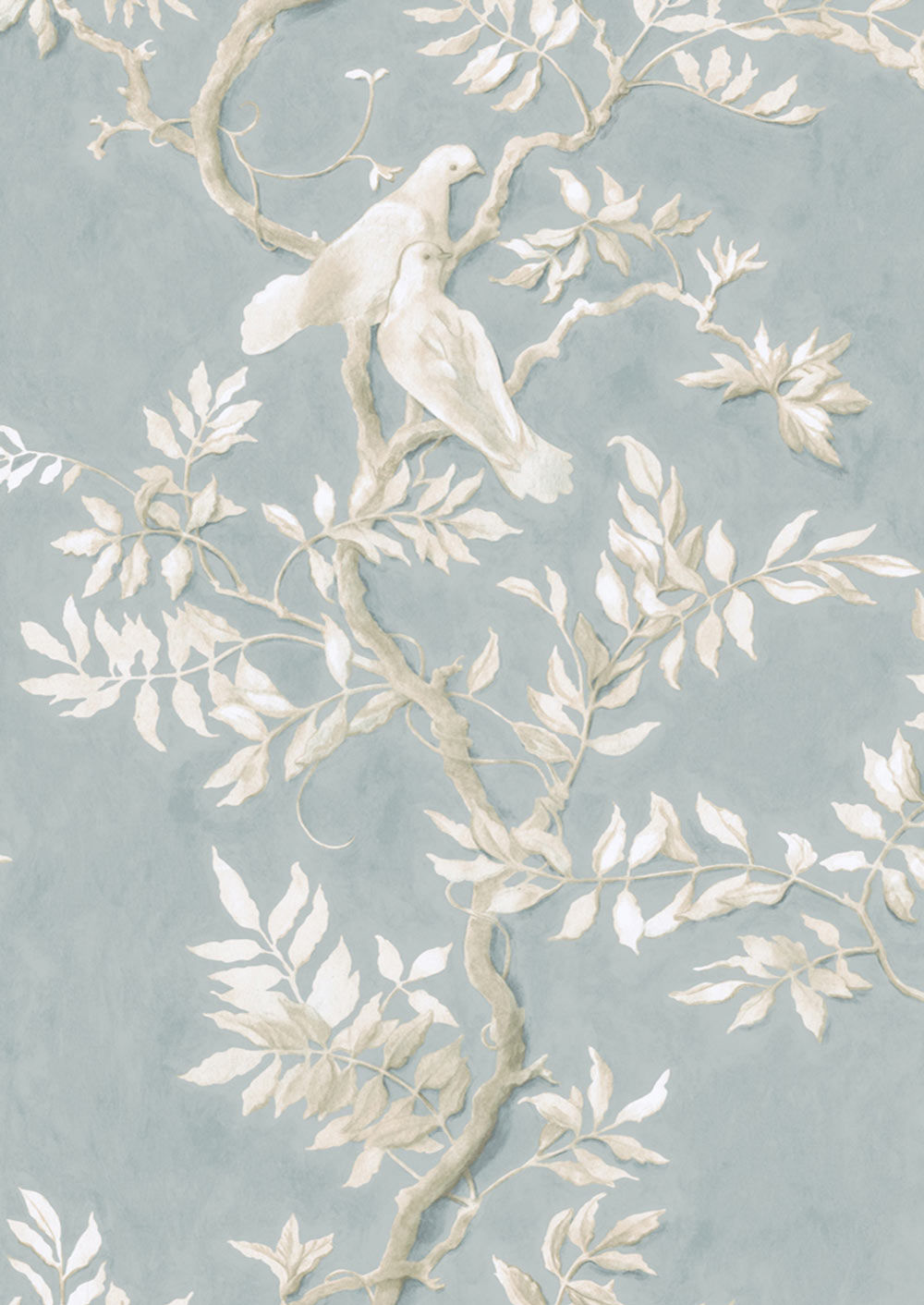 Lewis Wood Doves Wallpaper