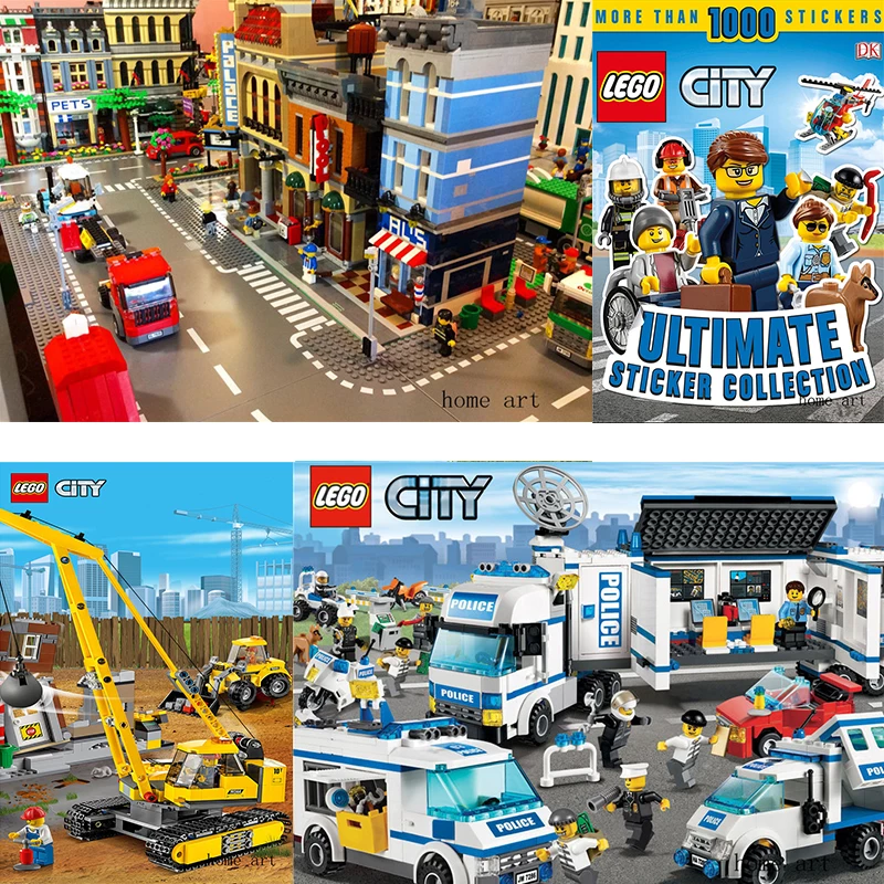 Lego city wall online stickers