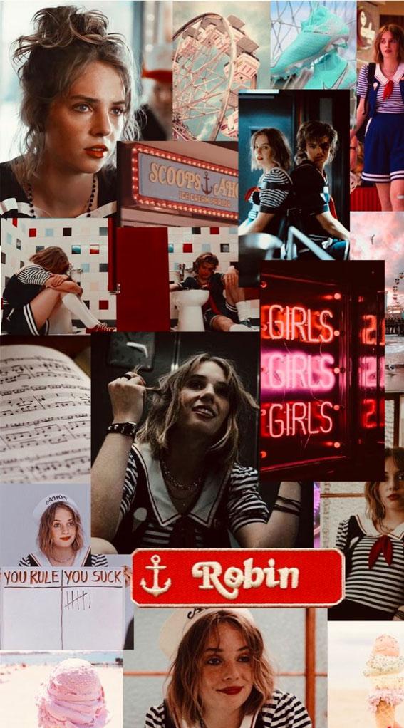 🔥 Download Stranger Things Wallpaper iPhone Phone Ideas Robin Collage ...