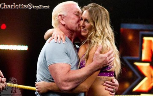 Charlotte Wwe With Her Father Ric Flair