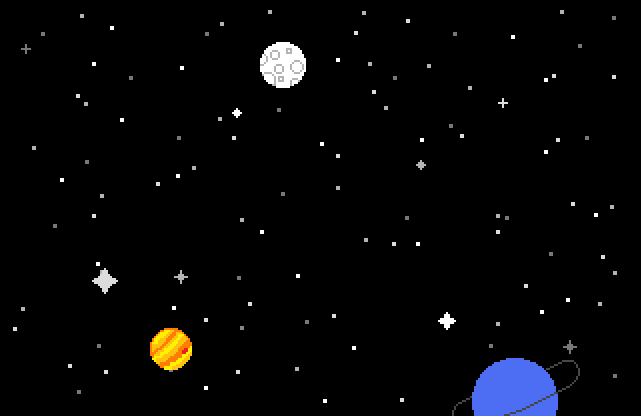 Moving Stars Background To Create A