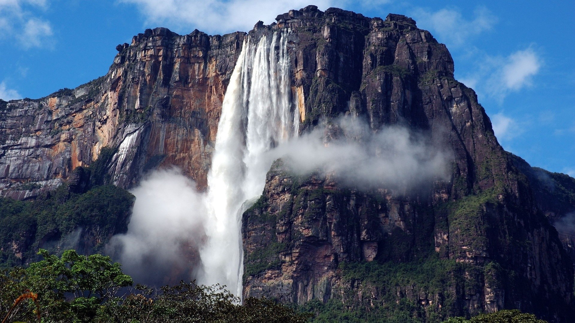 High Definition Angel Falls Venezuela Background Photo
