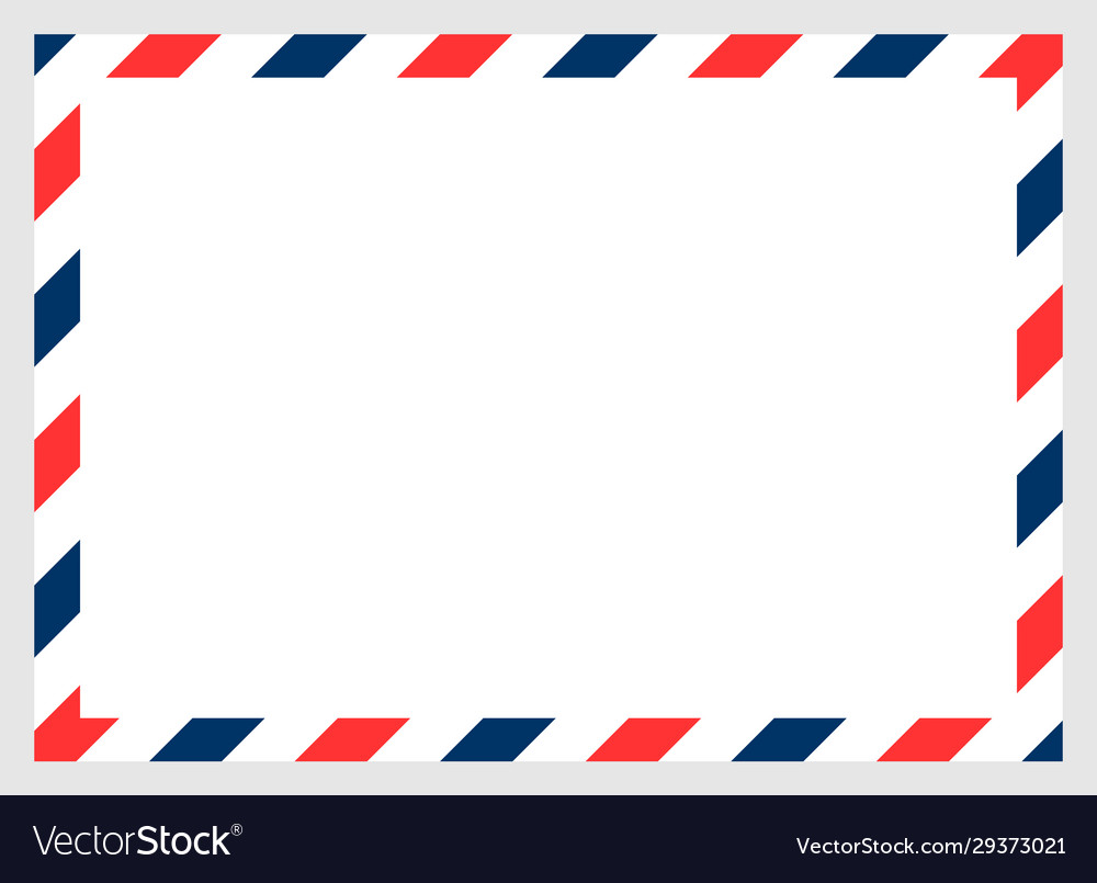 Postcard Travel Blank Card Isolated On Background Vector Image