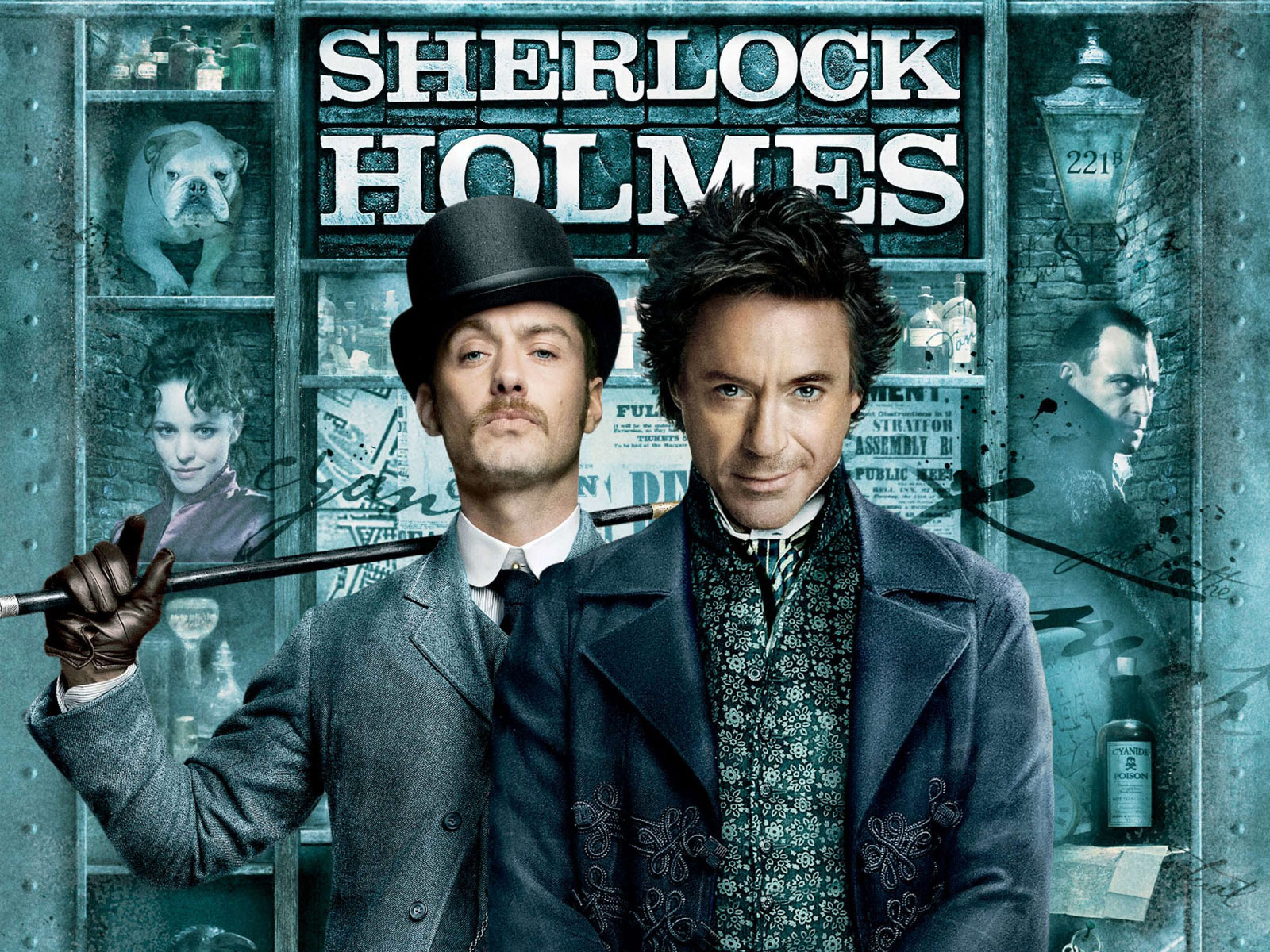 Sherlock Holmes Movie Poster Wallpaper HD