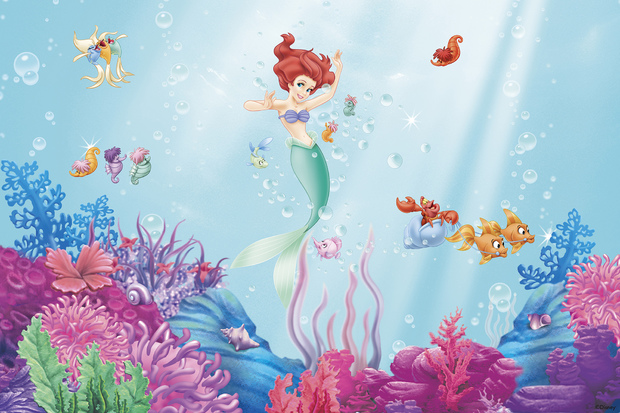 Princess Little Mermaid Wall Mural Photo Wallpaper Photowall