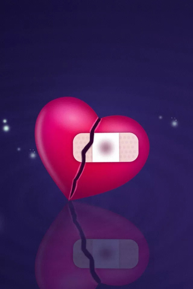 Broken Hearts iPhone 4s Wallpaper iPad