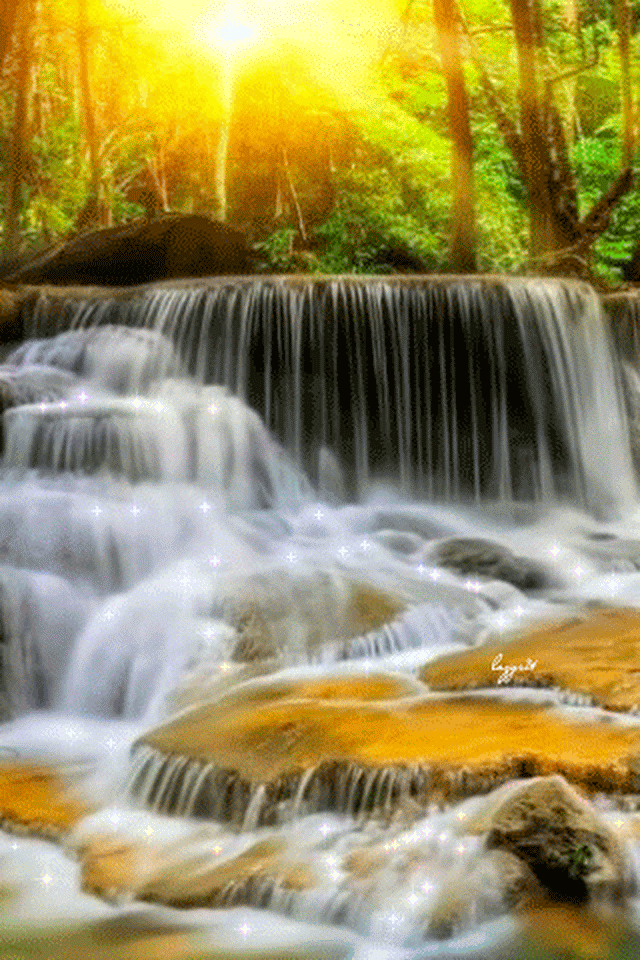 Waterfalls Lakes Plitvice Croatia National Park Waterfall