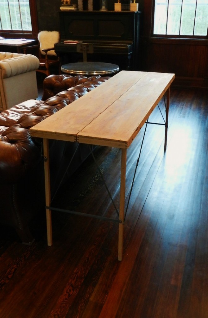 Vintage Folding Wallpaper Pasting Table Hillside Schoolhouse