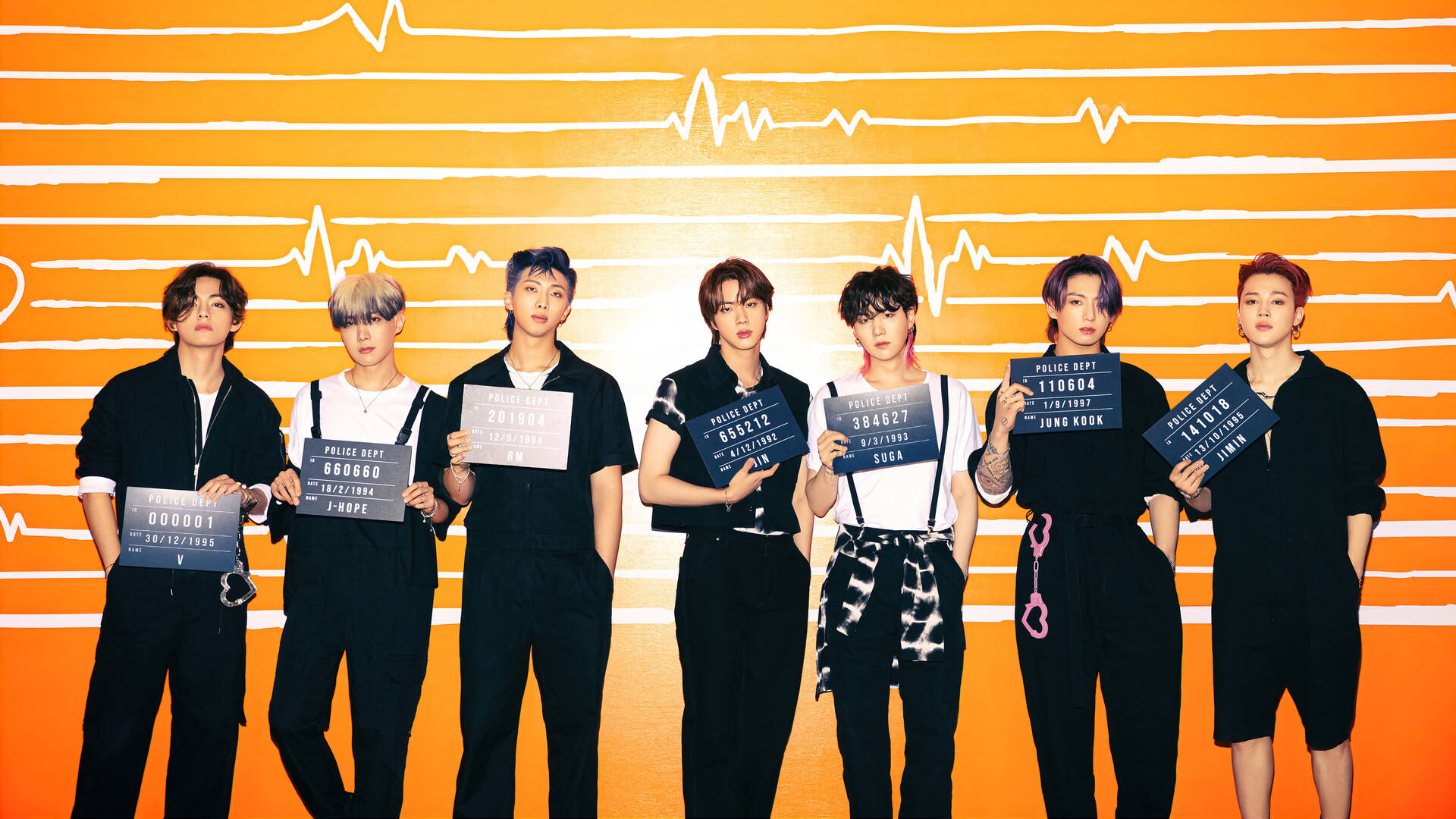 Bts Group Photo Wallpaper