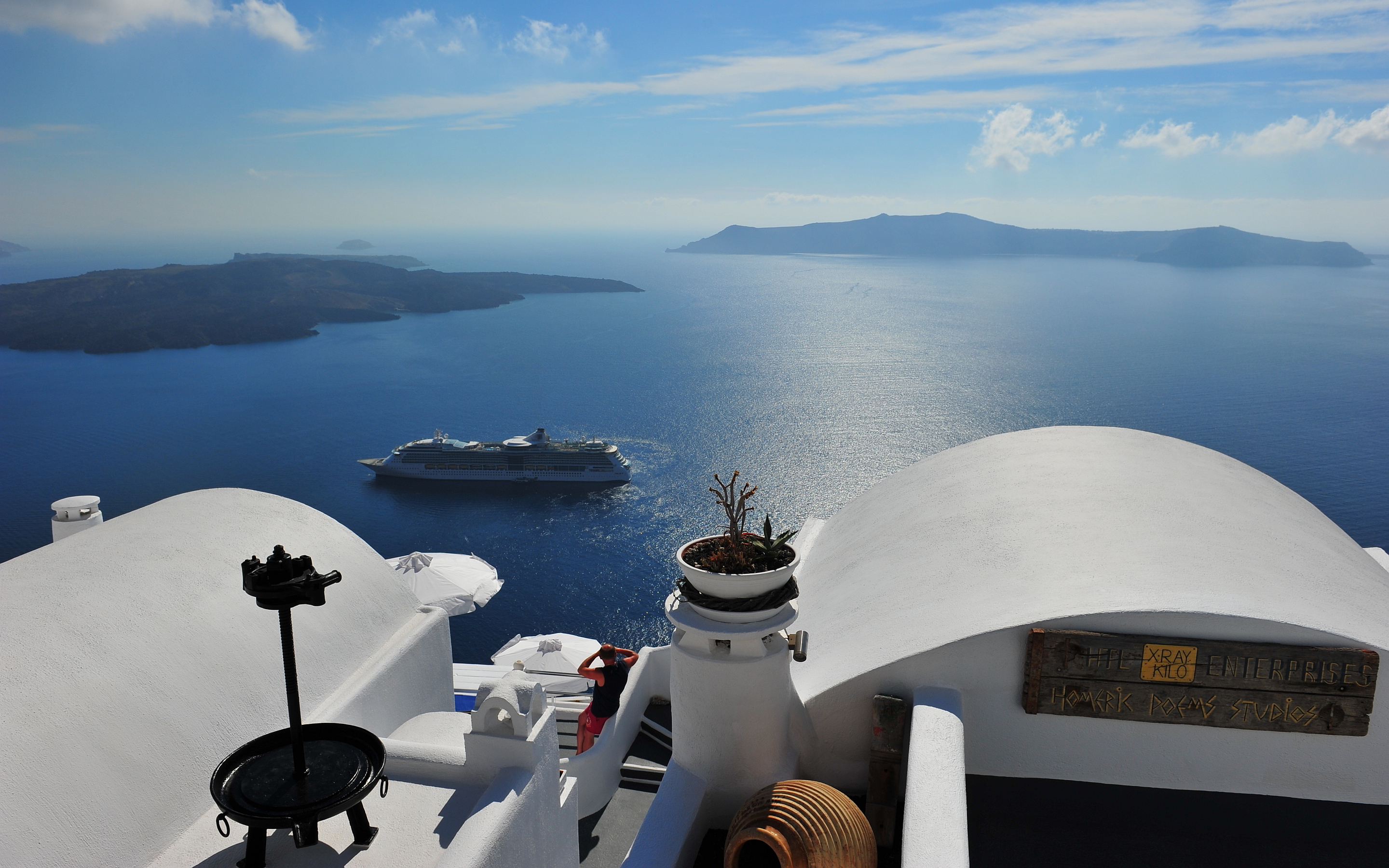 Greece Santorini HD Wallpaper