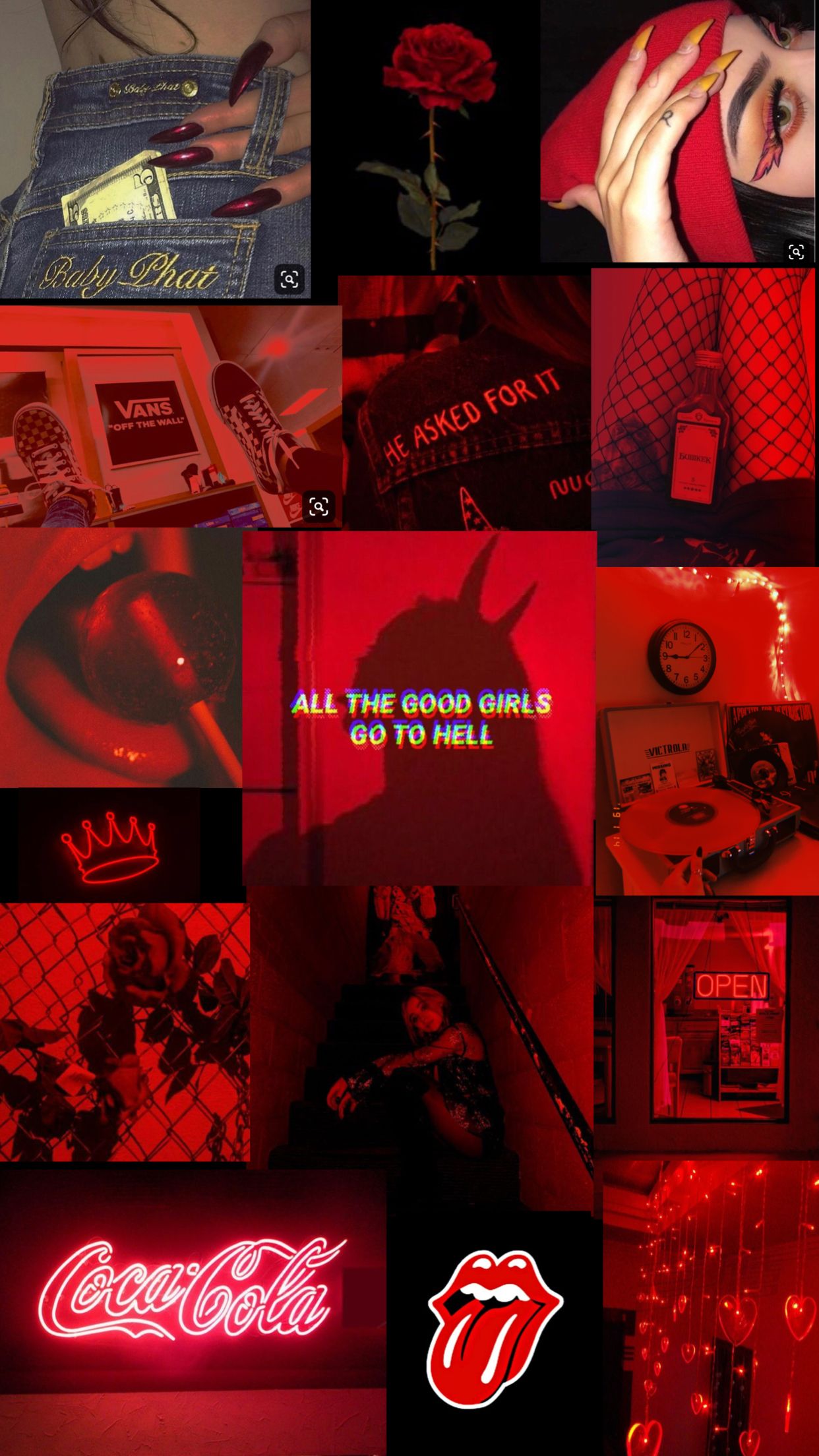 Red Aesthetic iPhone Wallpaper