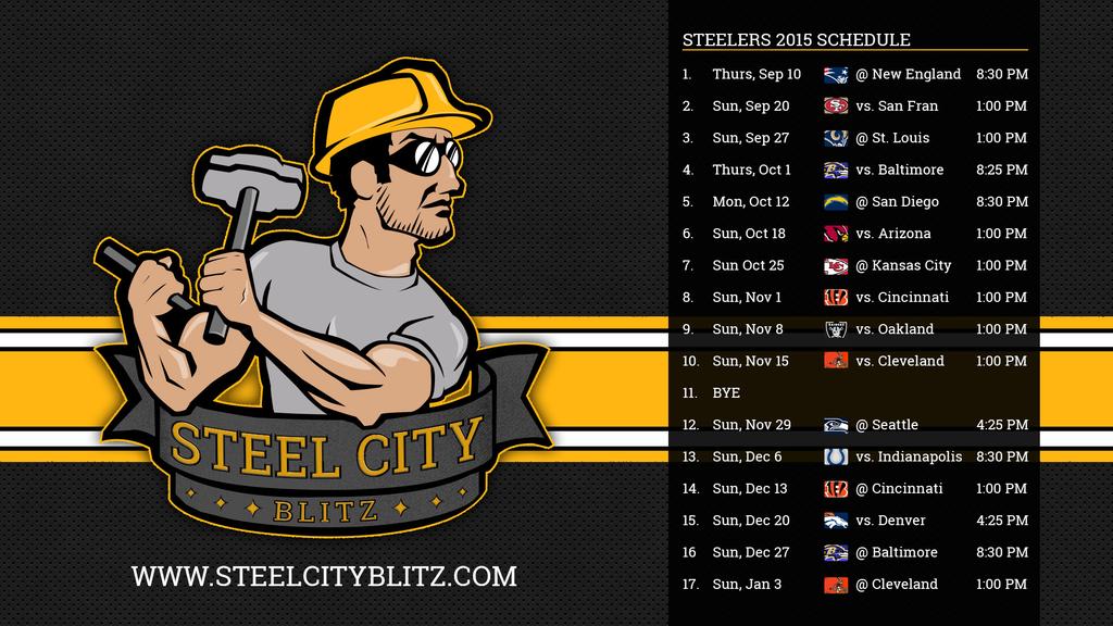 Steelers Wallpapers   Steel City Blitz 1024x576