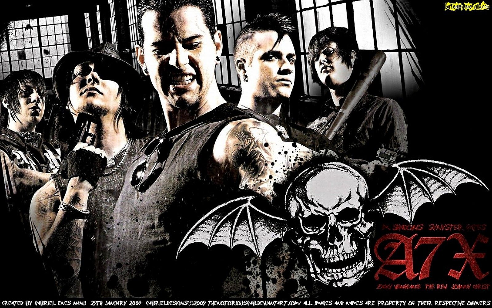 Avenged Sevenfold iPhone Wallpaper