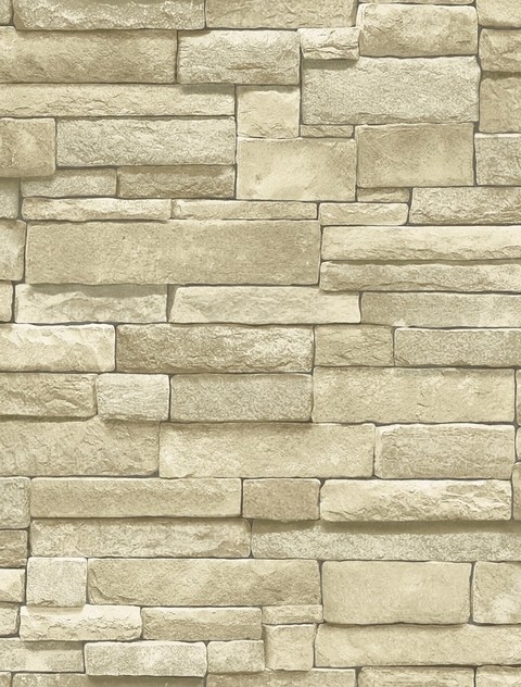 Neutral Brick Wallpaper   Modern   Wallpaper   houston   by Total