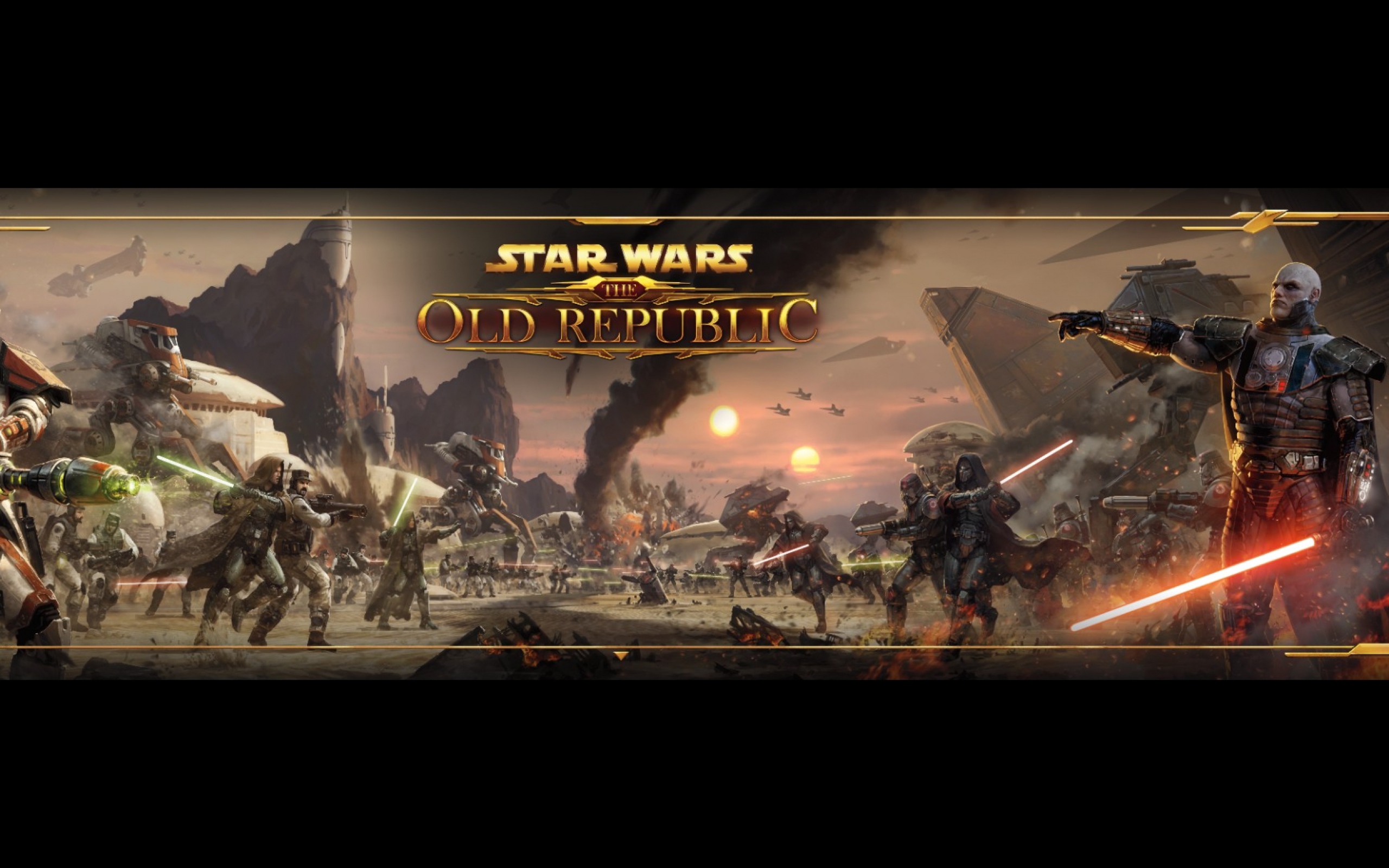Wallpaper Star Wars The Old Republic Battle Gun