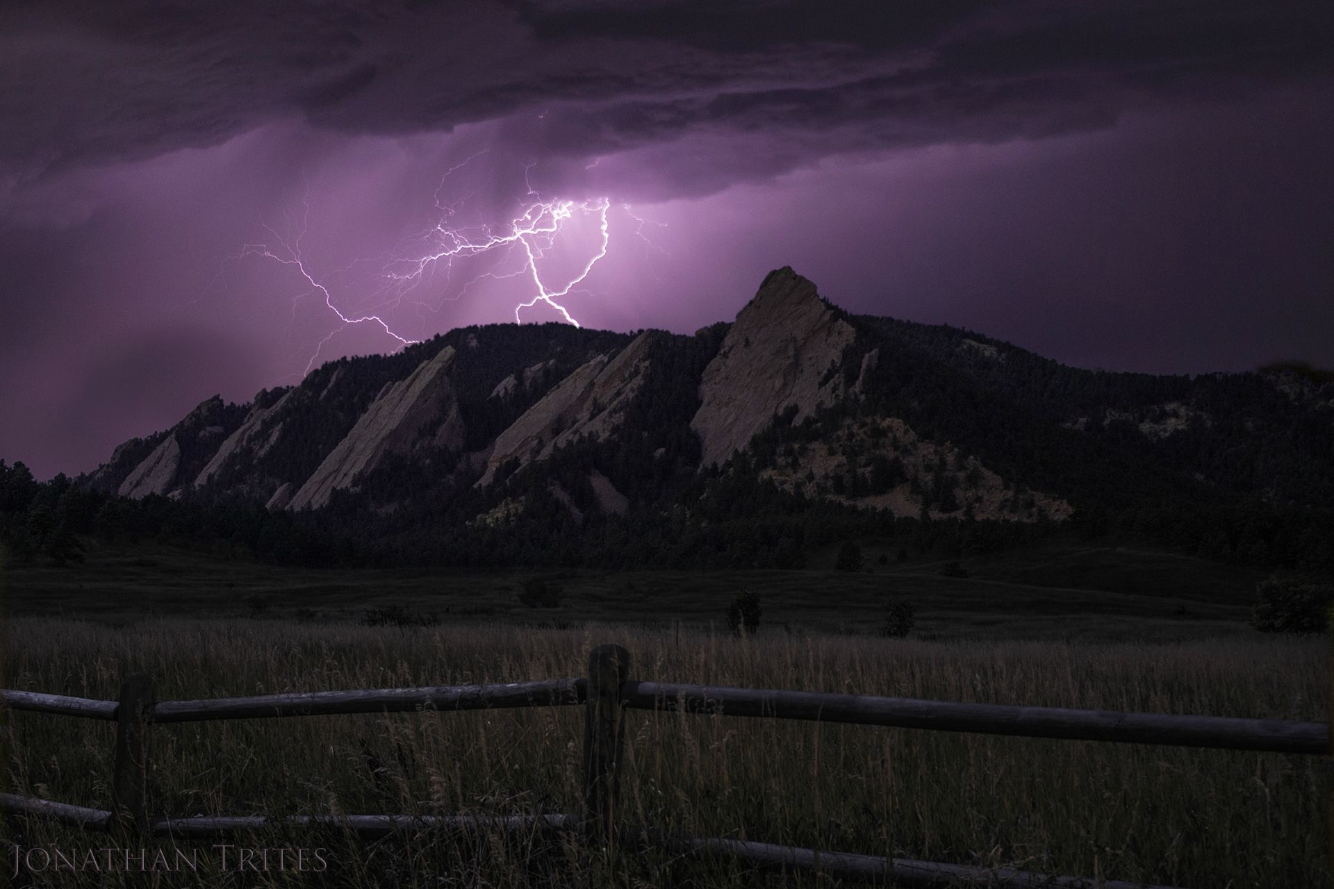 Just Moved To Boulder Co Took This My First Night Here Lightning