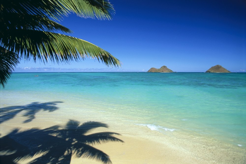 Amazon Posterazzi Hawaii Oahu Lanikai Beach With Calm