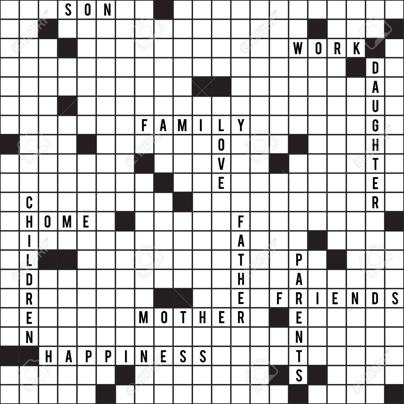 Crossword Seamless Pattern Can Be Used For Wallpaper Website