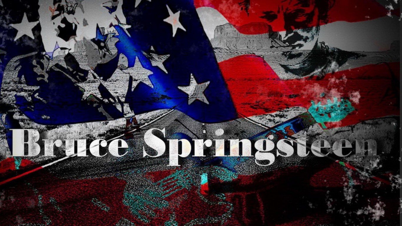 Bruce Springsteen Born In The USA wallpaper 1366x768