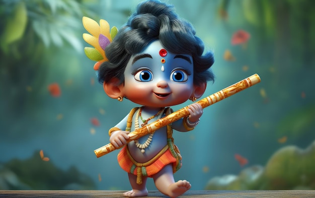 Little Krishna HD Wallpaper