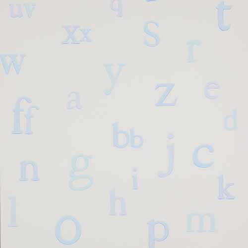 Jane Churchill Alphabet Beatrix Potter Wallpaper Blue 500x500