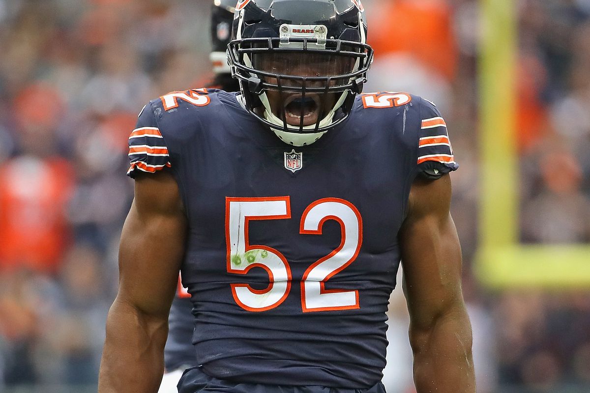 Bears At Dolphins Pre Khalil Mack Mitchell Trubisky And