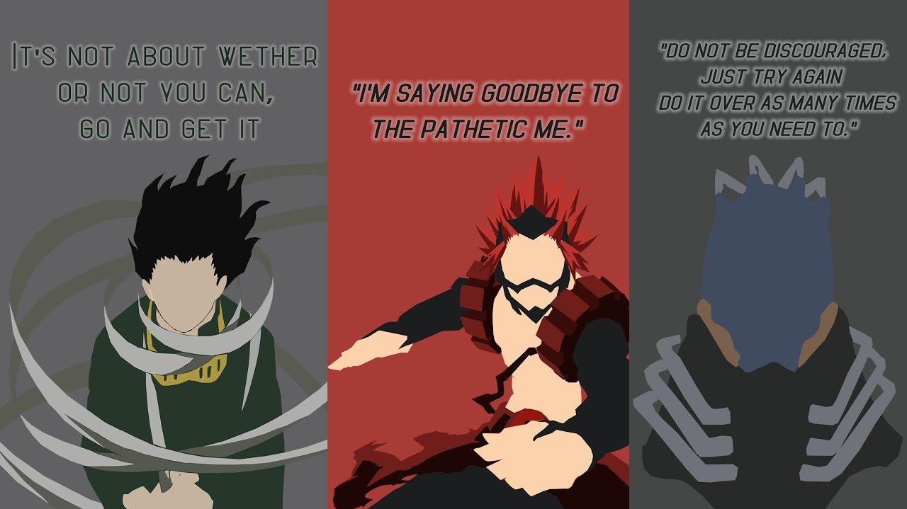 Making My Hero Academia wallpapers motivational PART