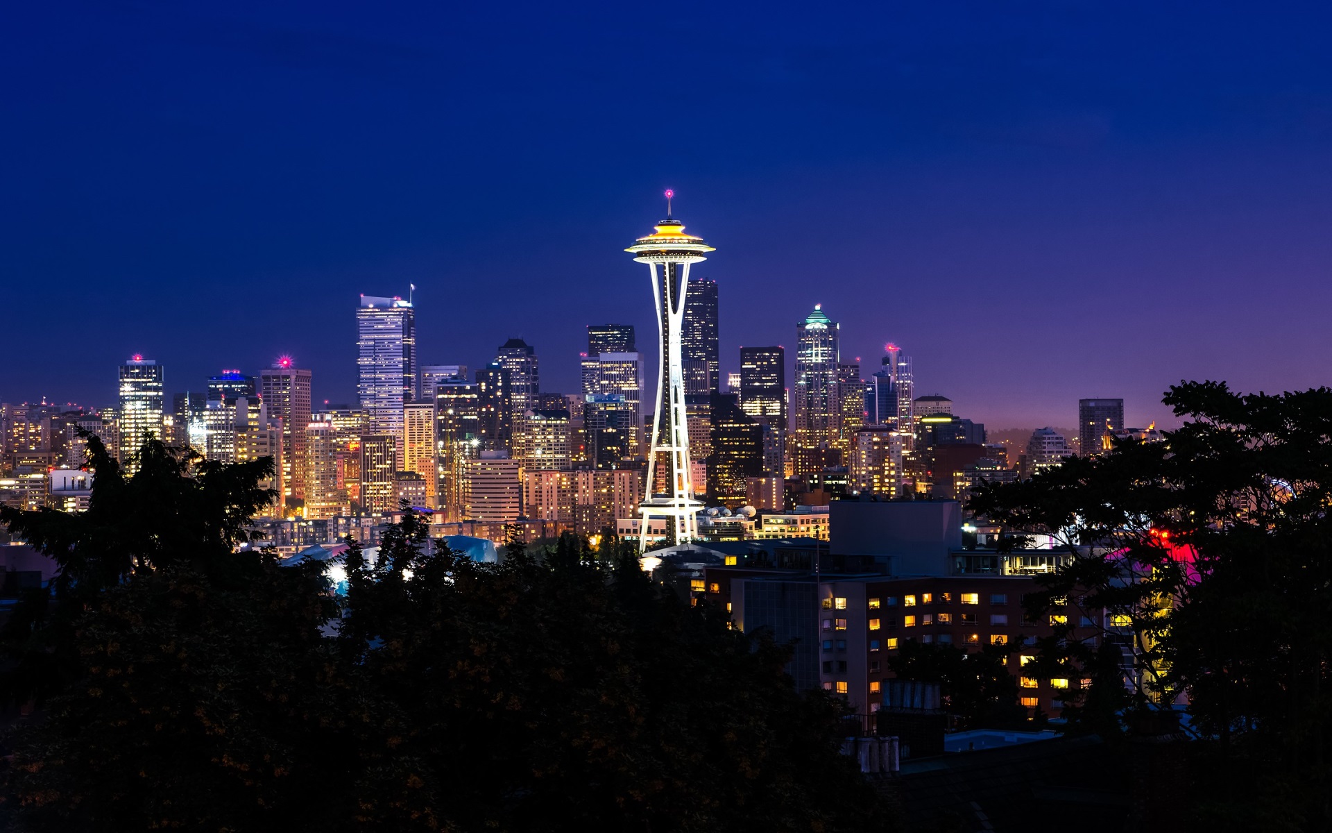Space Needle Desktop Wallpaper