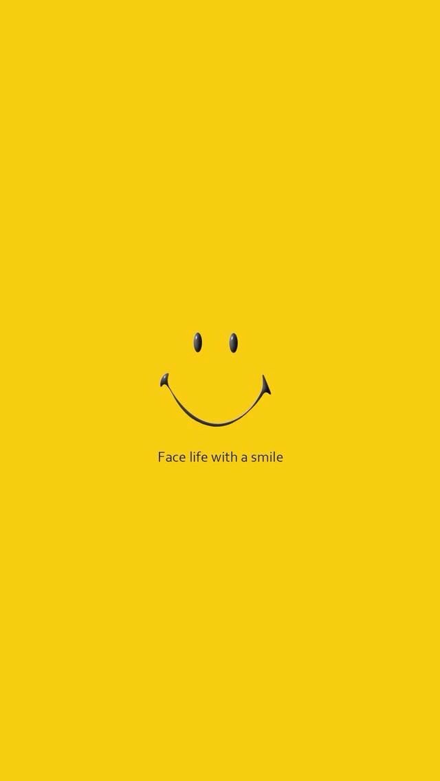 Just smile Christmas 2018 in 2019 Yellow quotes Wallpaper