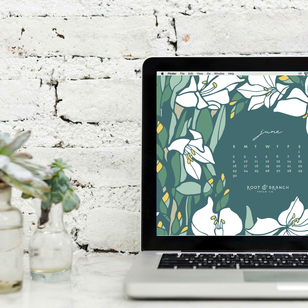 September Calendar A Digital Desktop Wallpaper For