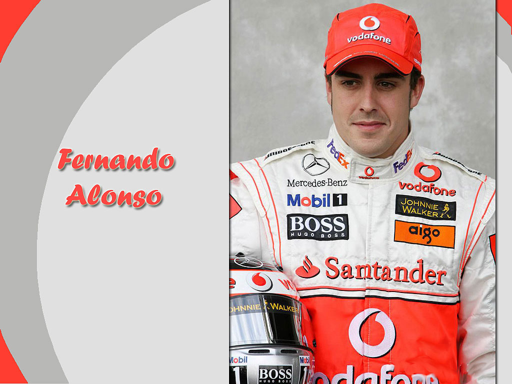 Fernando Alonso Wallpaper 1024x768