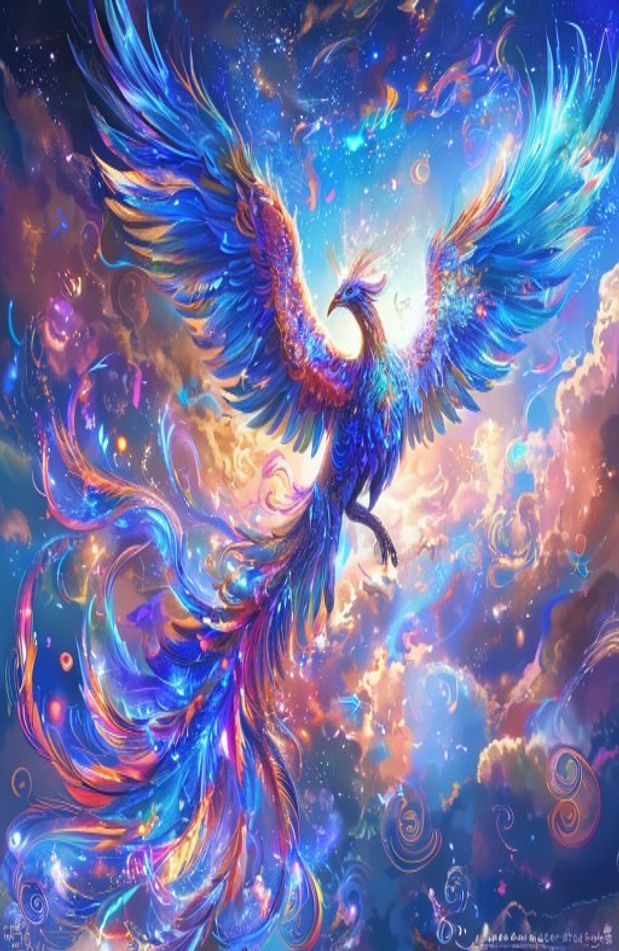 Blue Phoenix Wallpaper