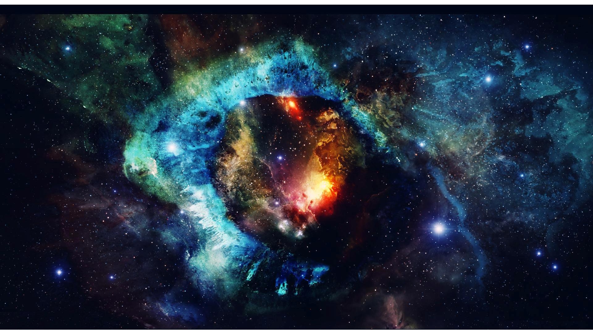 Nebula And Stars In Universe Wallpaper