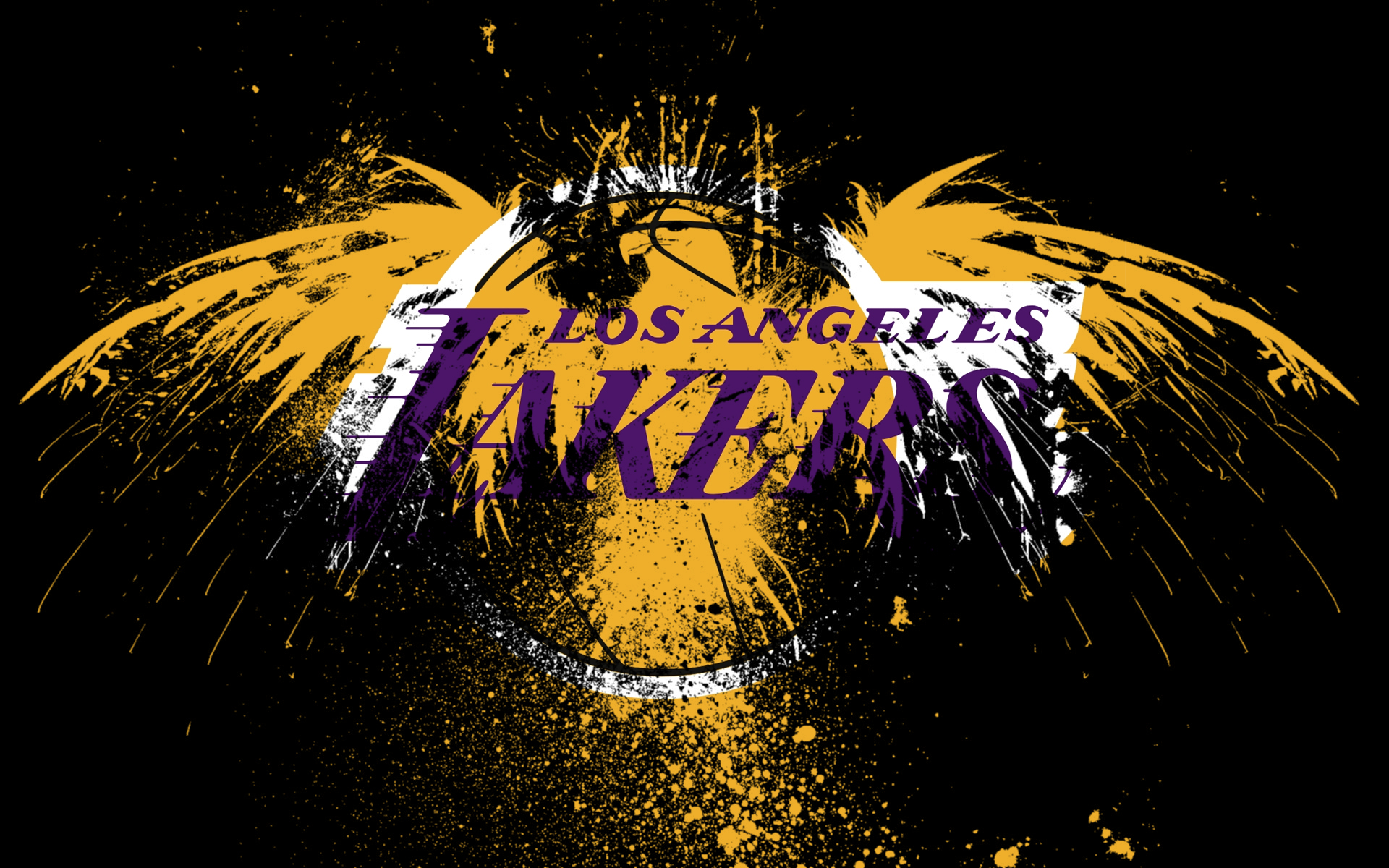 Eagle Of Lakers Logo Wallpaper