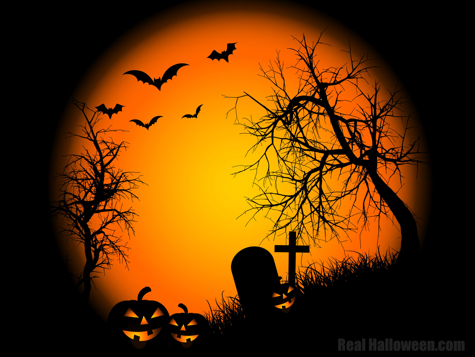 halloween wall paper Flash and Video 1996x1501