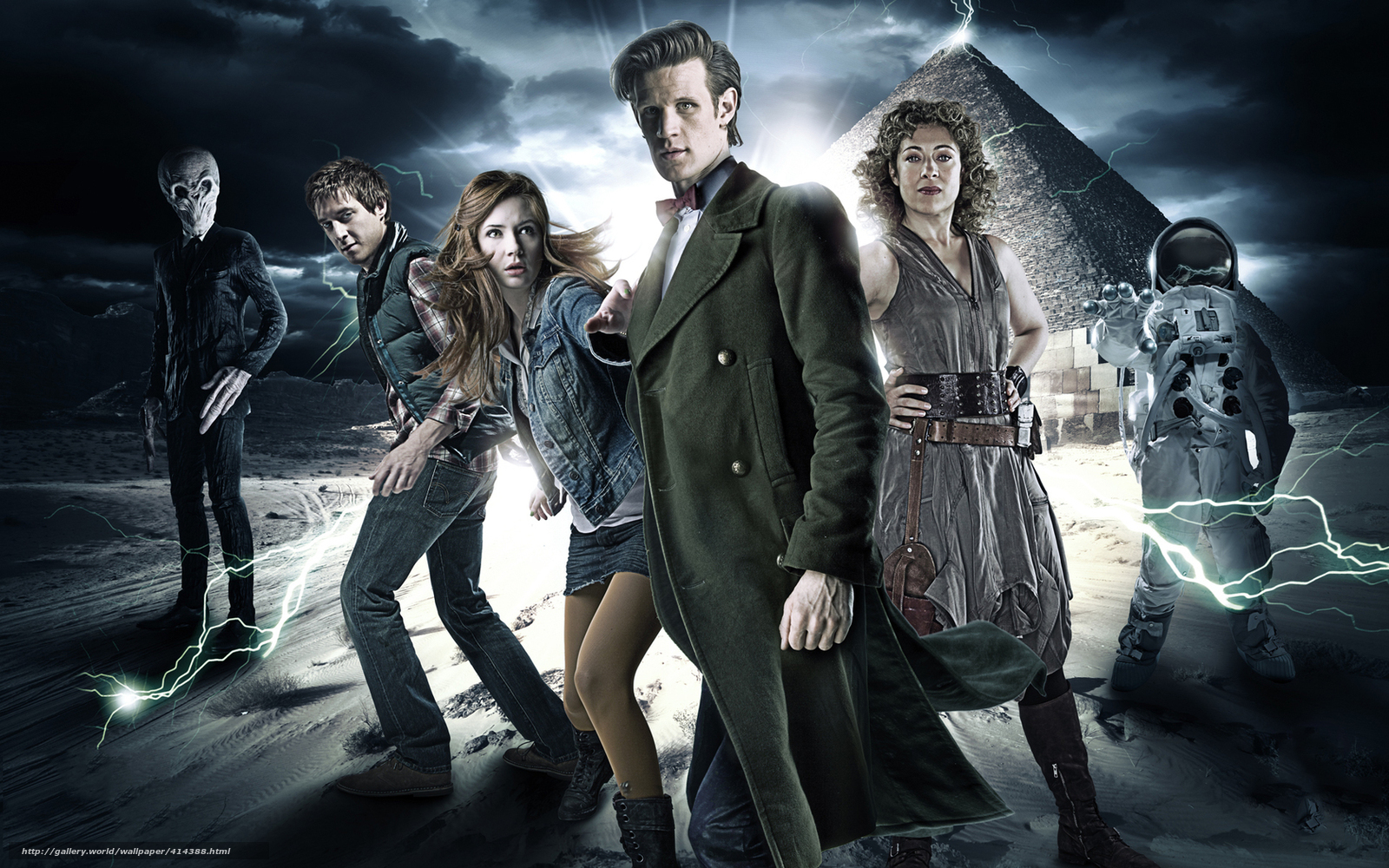 Wallpaper Series Doctor Who Matt Smith Time Travel