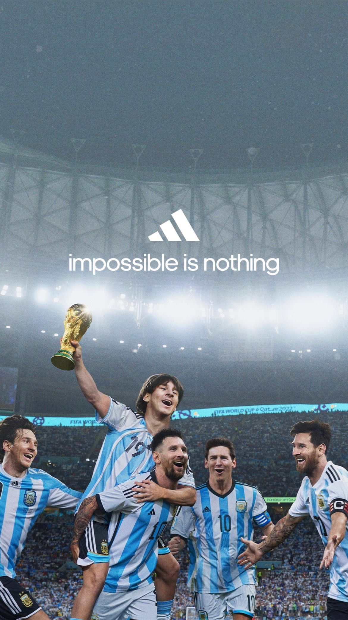 Messi World Cup Impossible Is Nothing Adidas Wallpaper