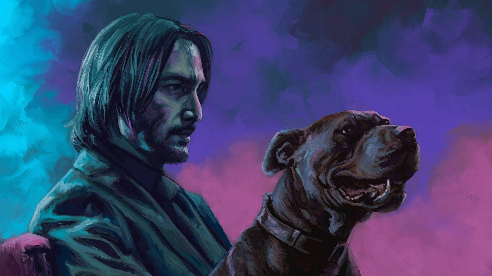 Dog Art Wallpaper